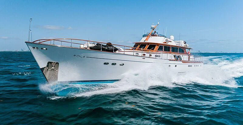 a boat on the water aboard CABALLERO Yacht for Sale