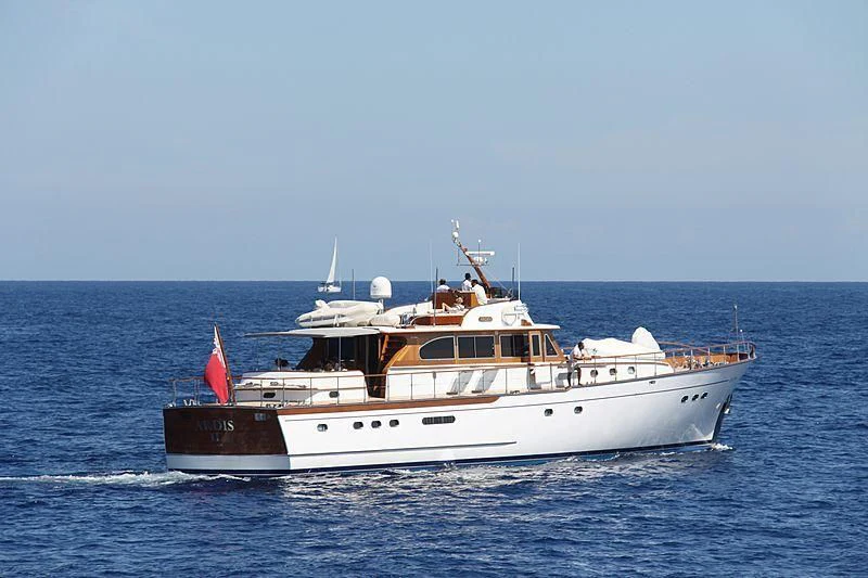 a boat on the water aboard CABALLERO Yacht for Sale