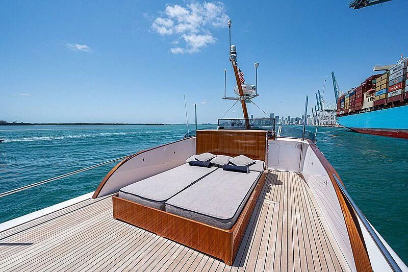 a boat on the water aboard CABALLERO Yacht for Sale