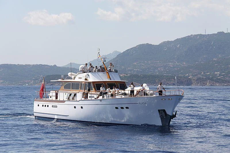 a boat full of people aboard CABALLERO Yacht for Sale