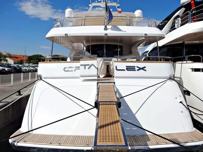 a boat on the water aboard CRISTALES Yacht for Sale