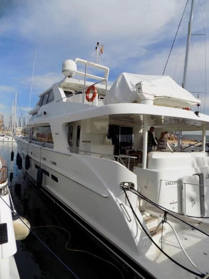 a boat with people on it aboard BENDIS Yacht for Sale