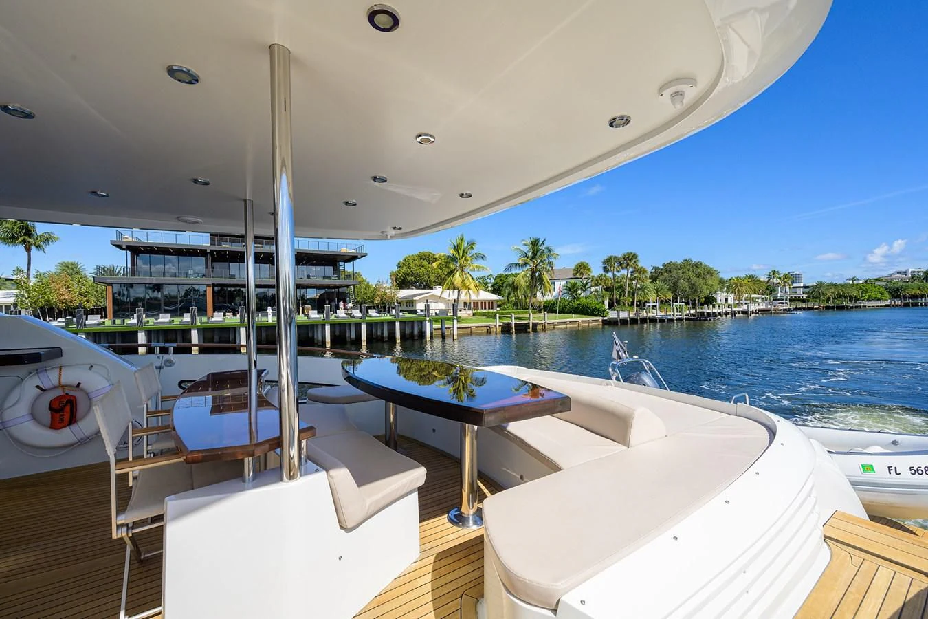 a boat on the water aboard LADY NADIA Yacht for Sale