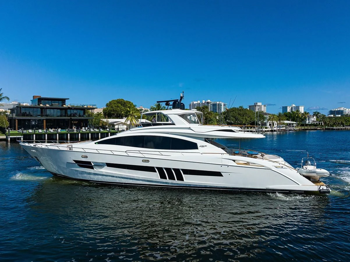 a boat on the water aboard LADY NADIA Yacht for Sale