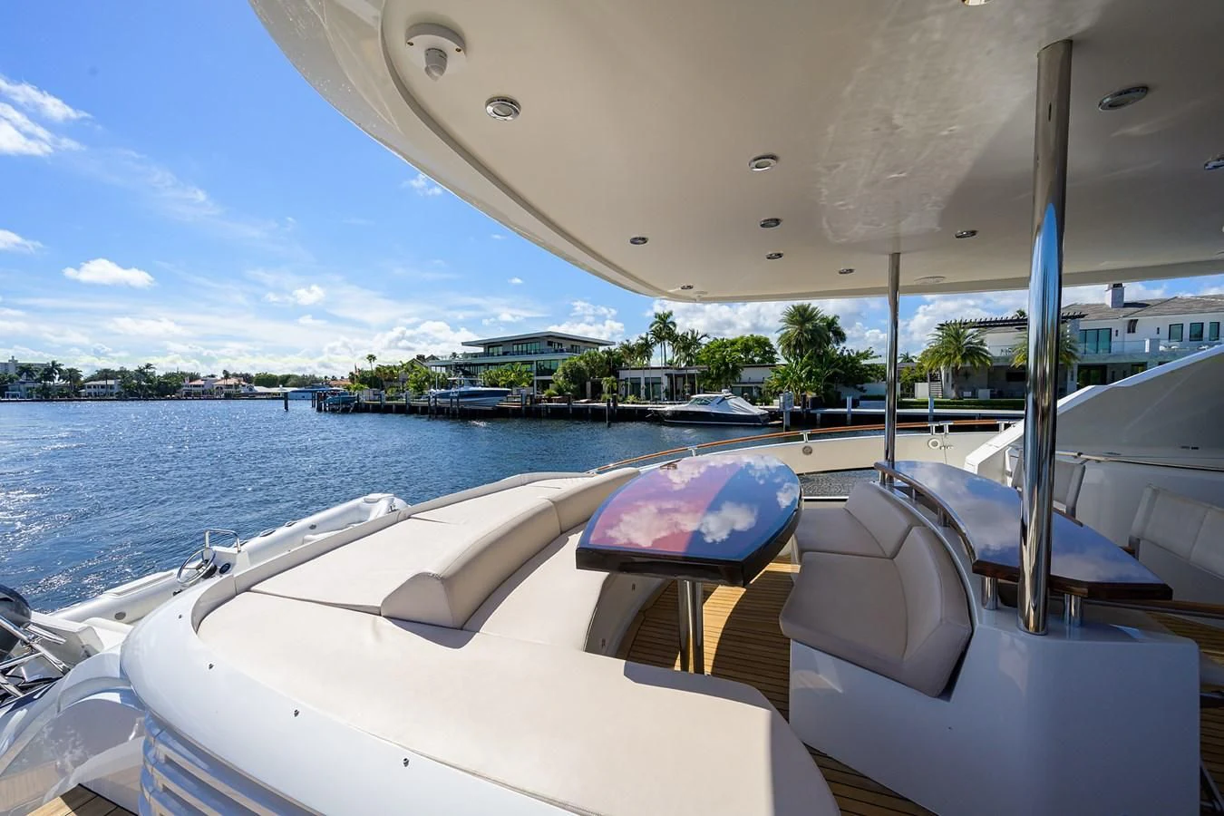 a boat on the water aboard LADY NADIA Yacht for Sale