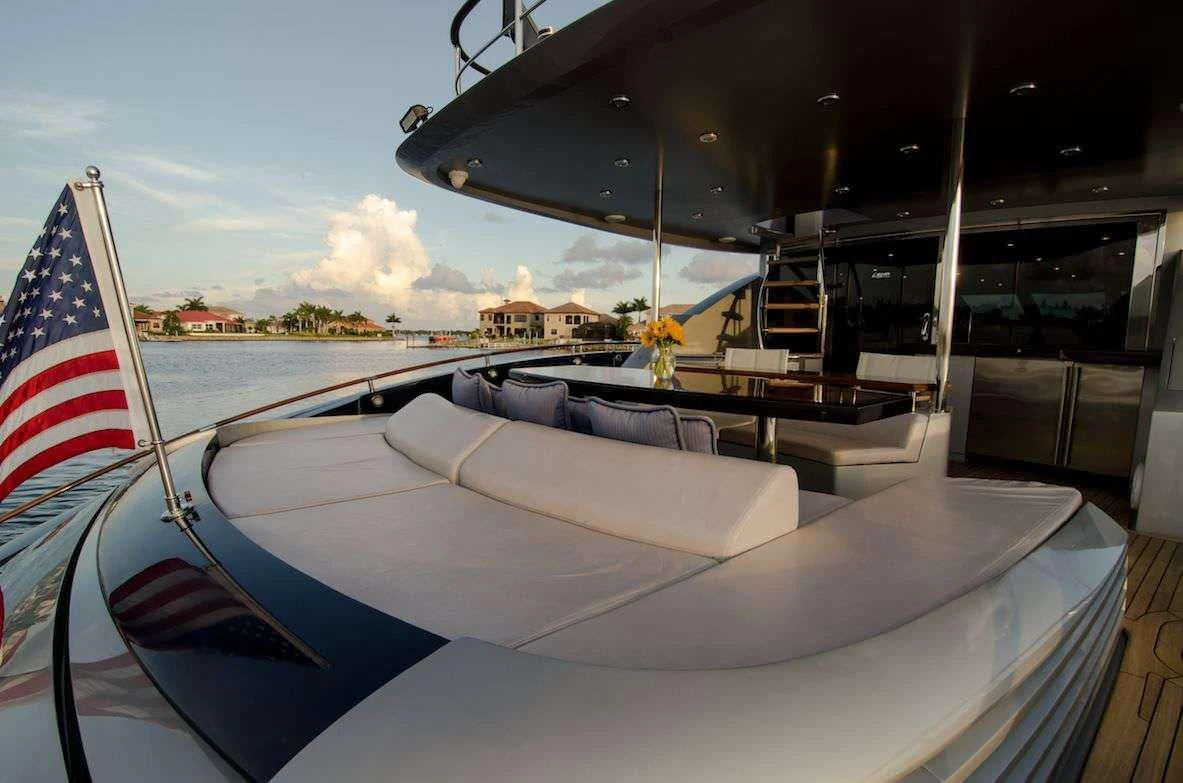 a boat on the water aboard LADY NADIA Yacht for Sale