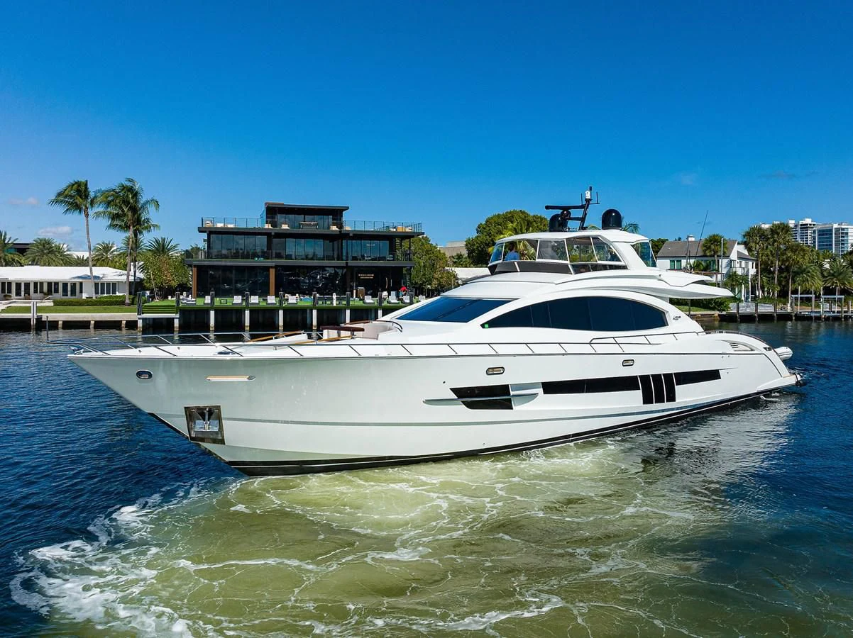 a boat in the water aboard LADY NADIA Yacht for Sale