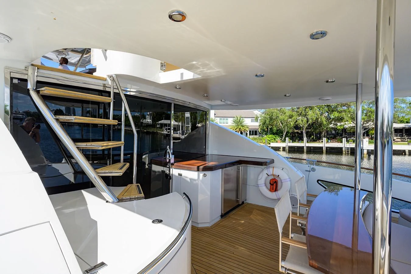 inside of a boat aboard LADY NADIA Yacht for Sale