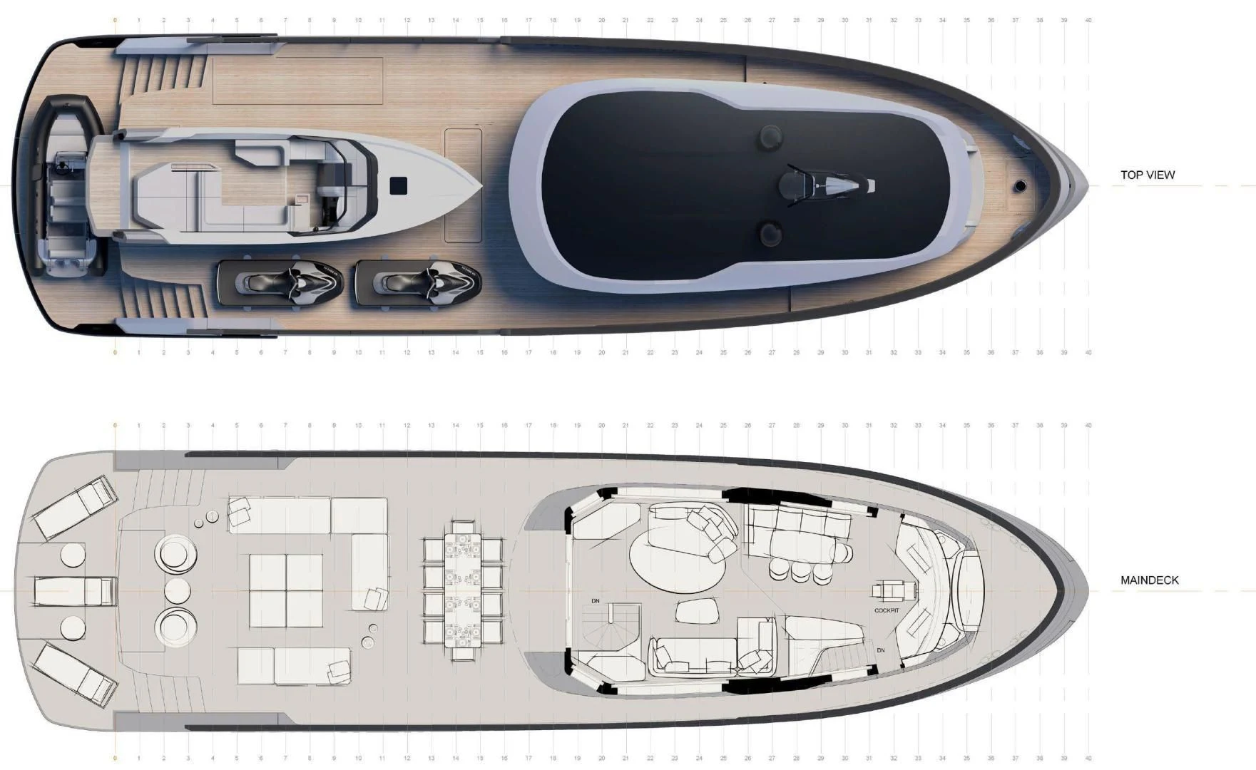 a diagram of a computer aboard PROJECT ALUNA 87 Yacht for Sale