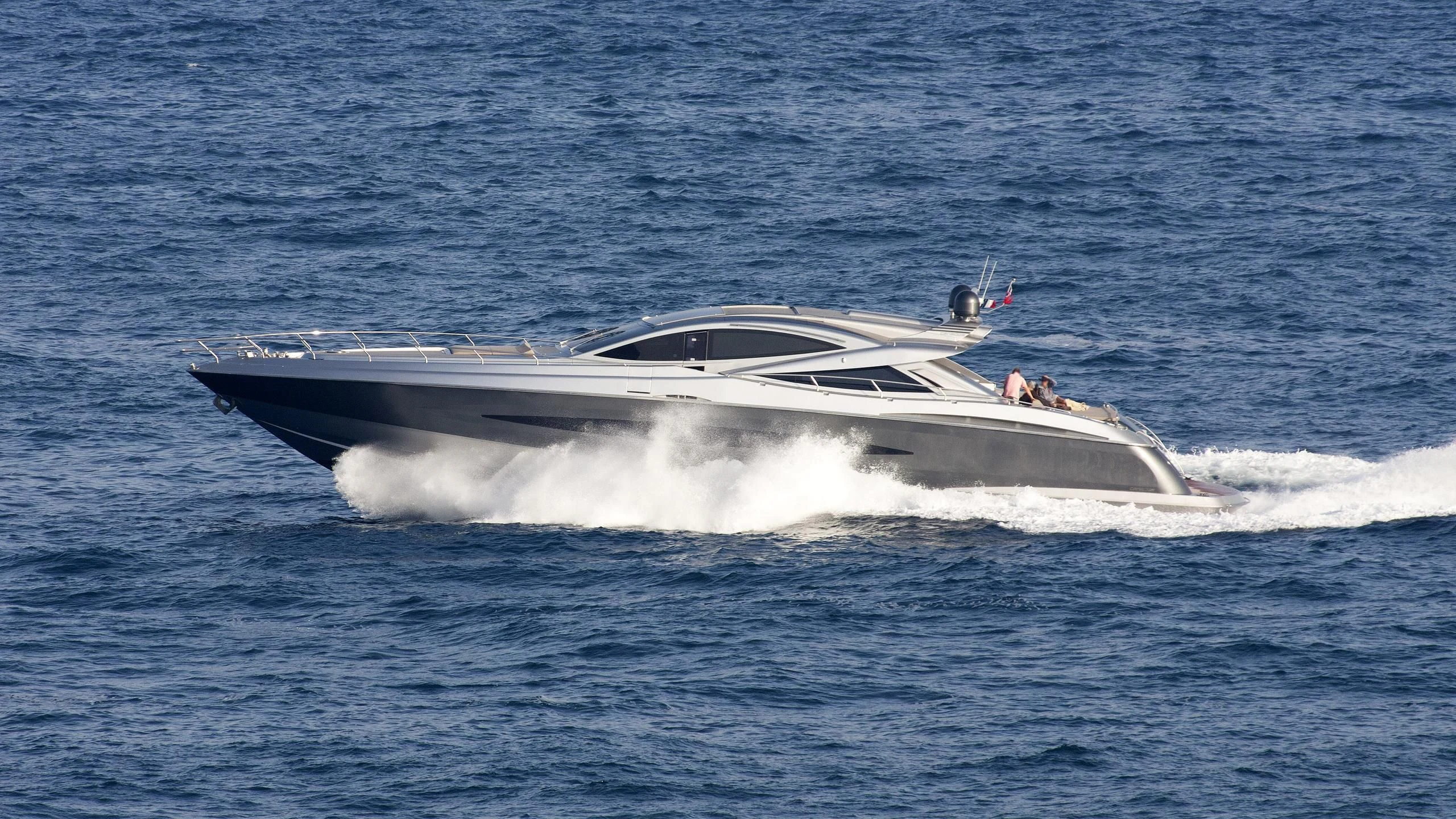 a boat in the water aboard HOOLIGAN Yacht for Sale