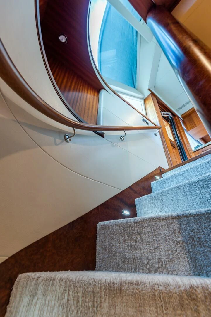 a mirror on a wall aboard RHYTHM'N BLUES Yacht for Sale