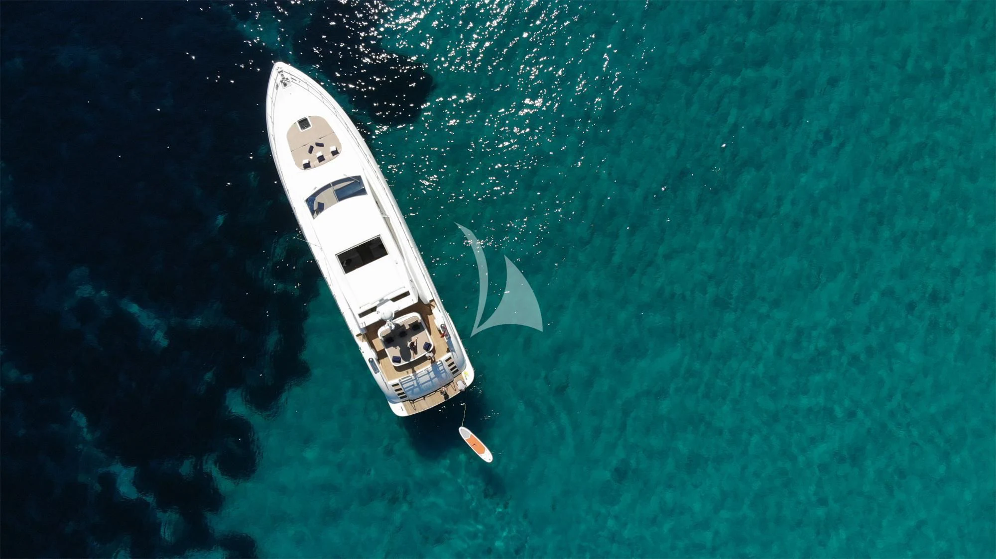 a boat in the water aboard ELLERY A Yacht for Sale