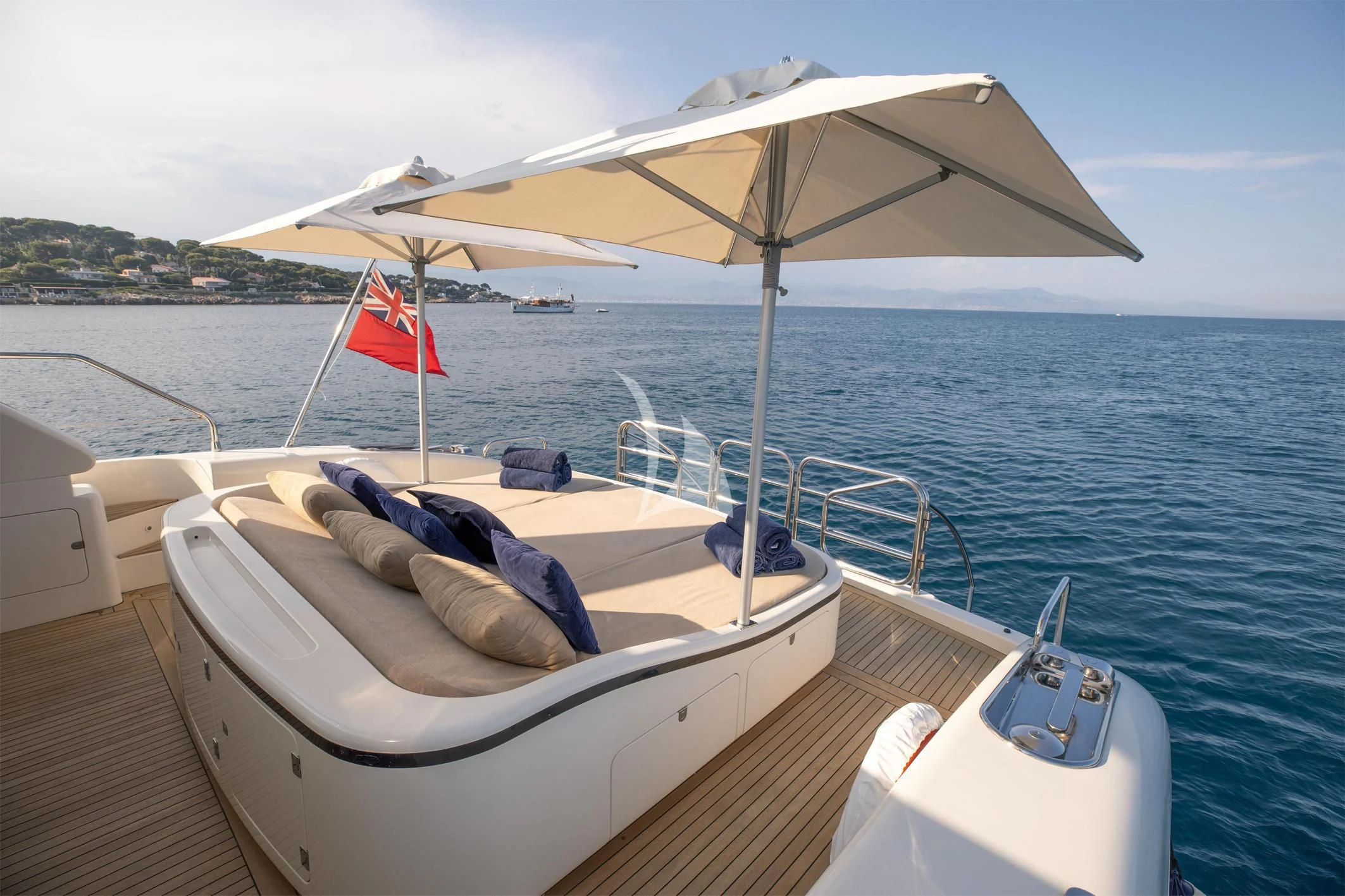 a boat on the water aboard ELLERY A Yacht for Sale