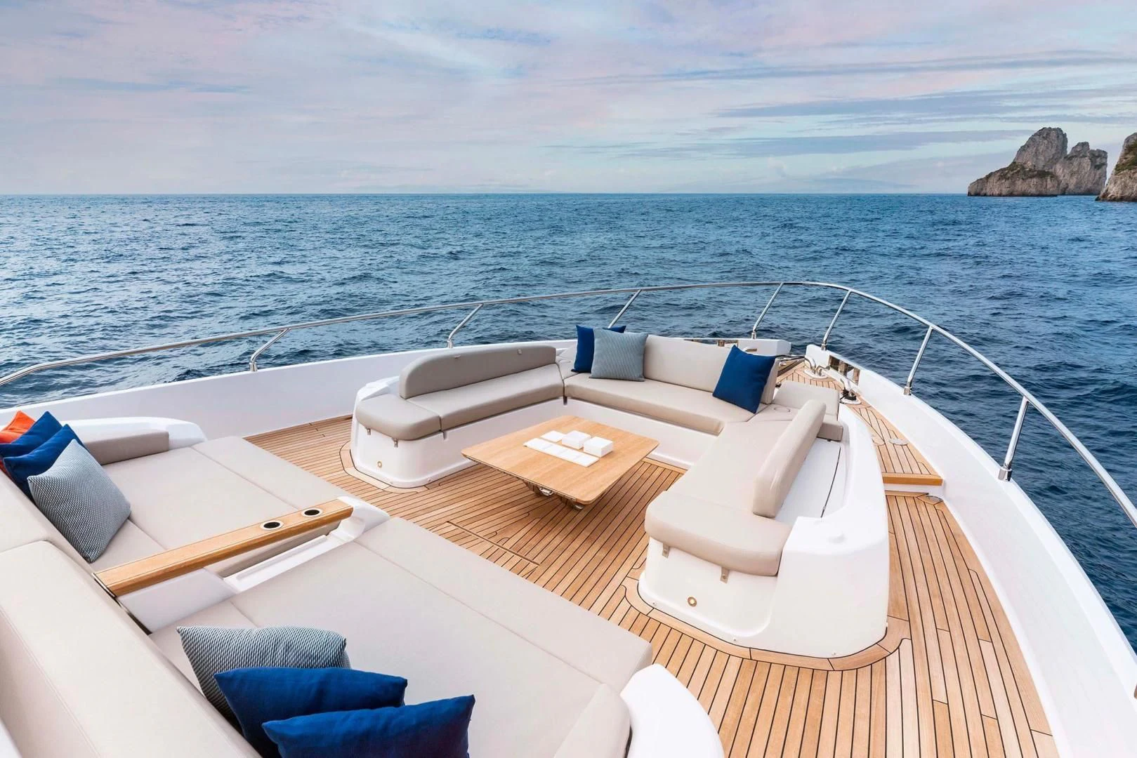 a boat on the water aboard BESO Yacht for Sale