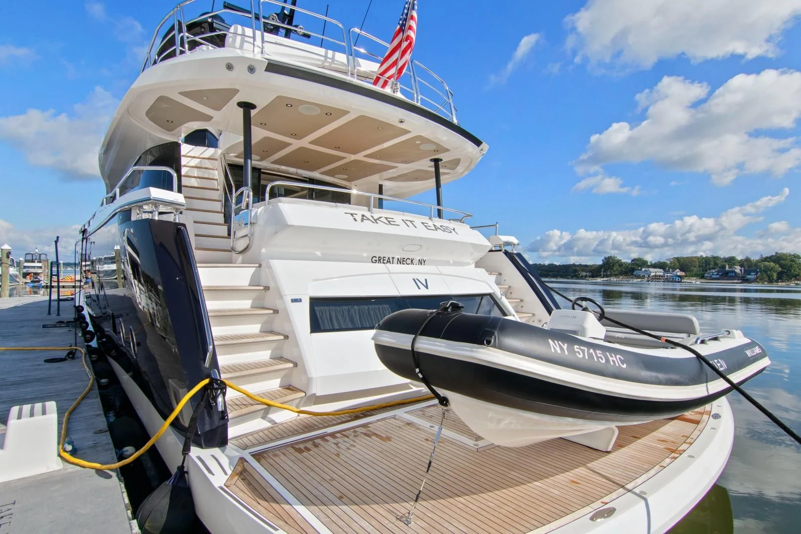 a boat on the water aboard GOLDEN OURS Yacht for Sale