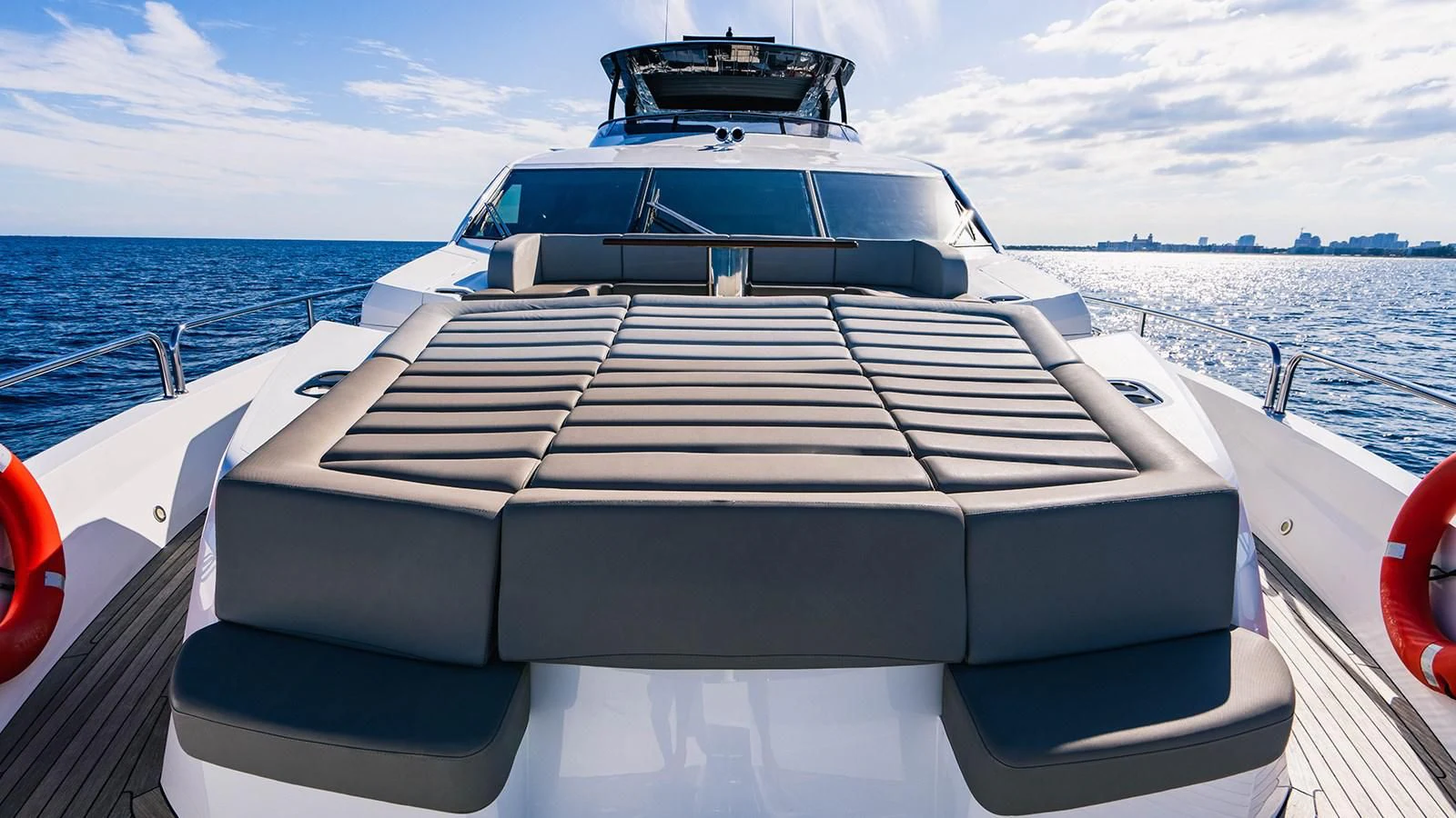 a boat on the water aboard GOLDEN OURS Yacht for Sale