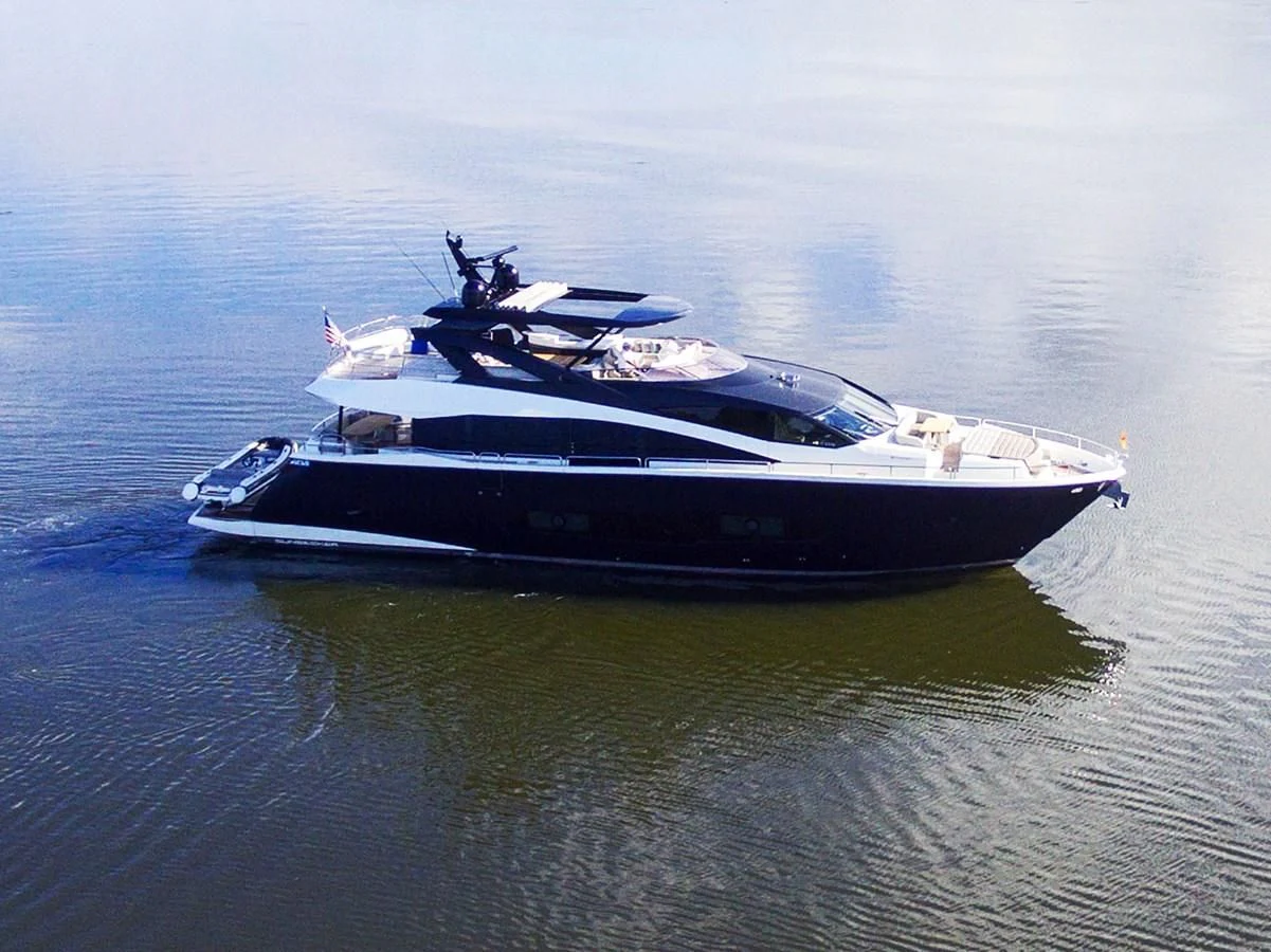 a boat on the water aboard GOLDEN OURS Yacht for Sale