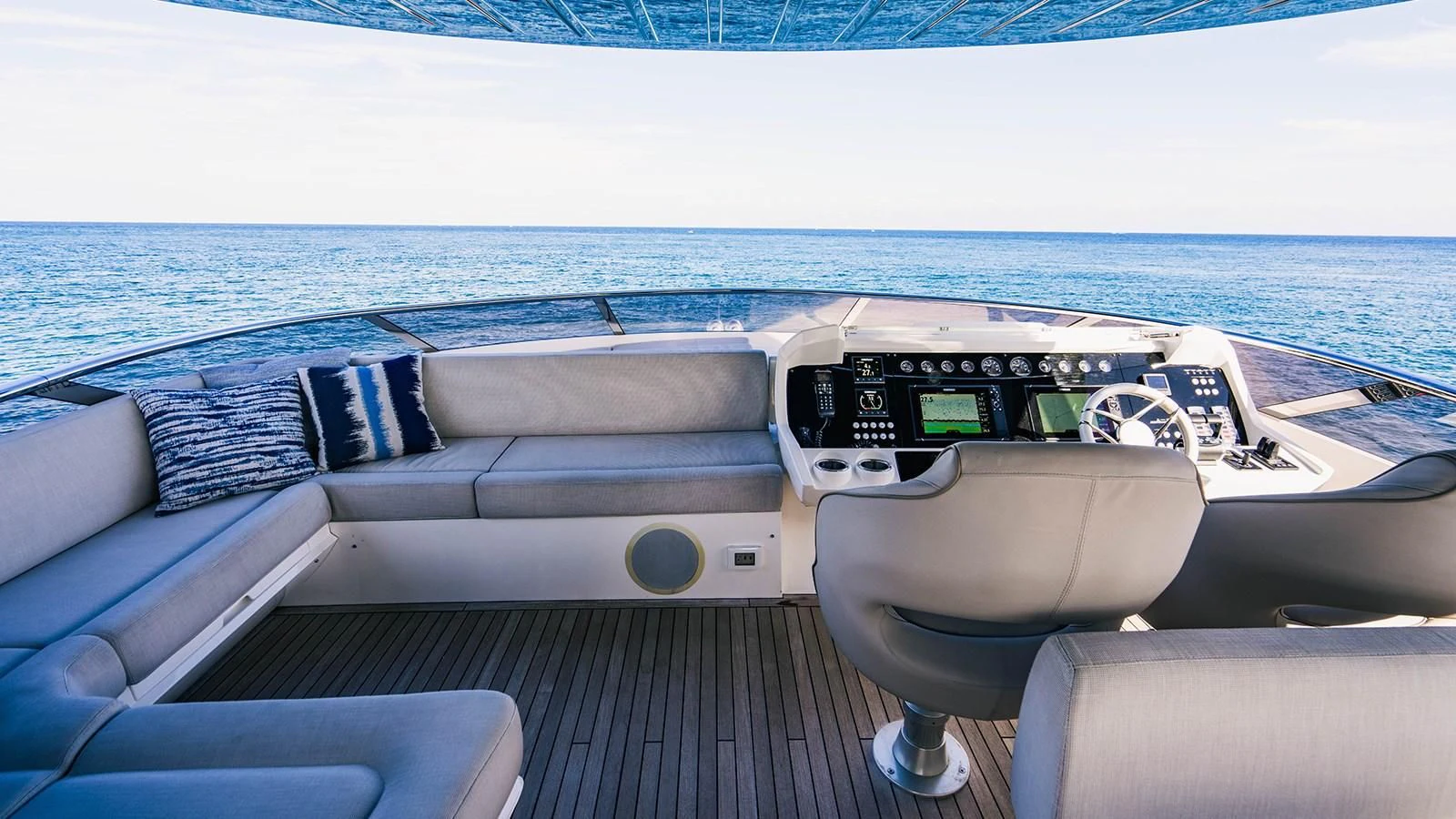 the inside of a boat aboard GOLDEN OURS Yacht for Sale