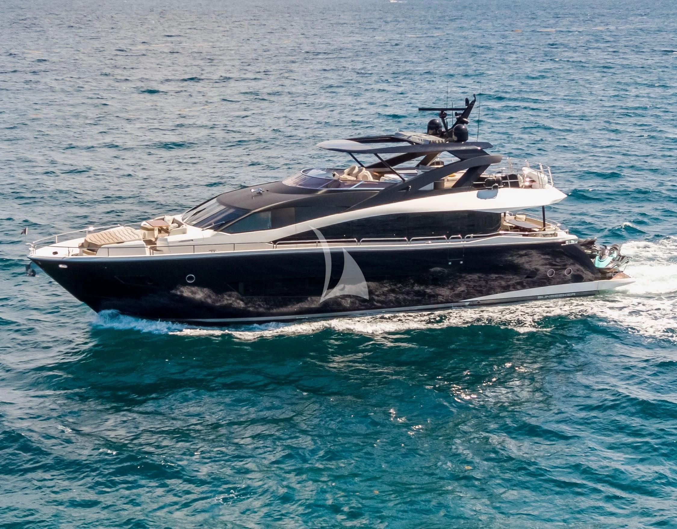 a boat on the water aboard GOLDEN OURS Yacht for Sale