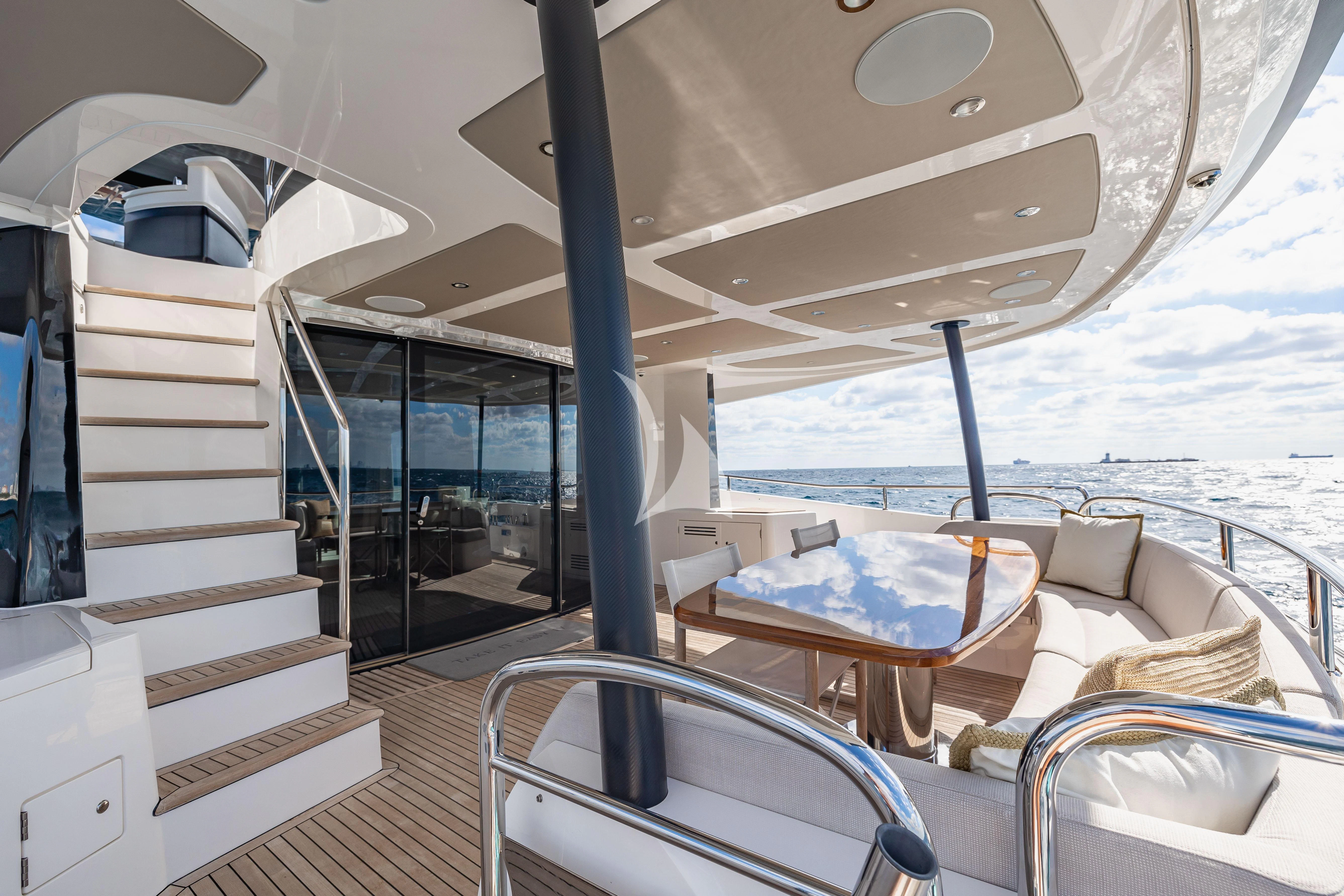 a boat with a bed aboard GOLDEN OURS Yacht for Sale