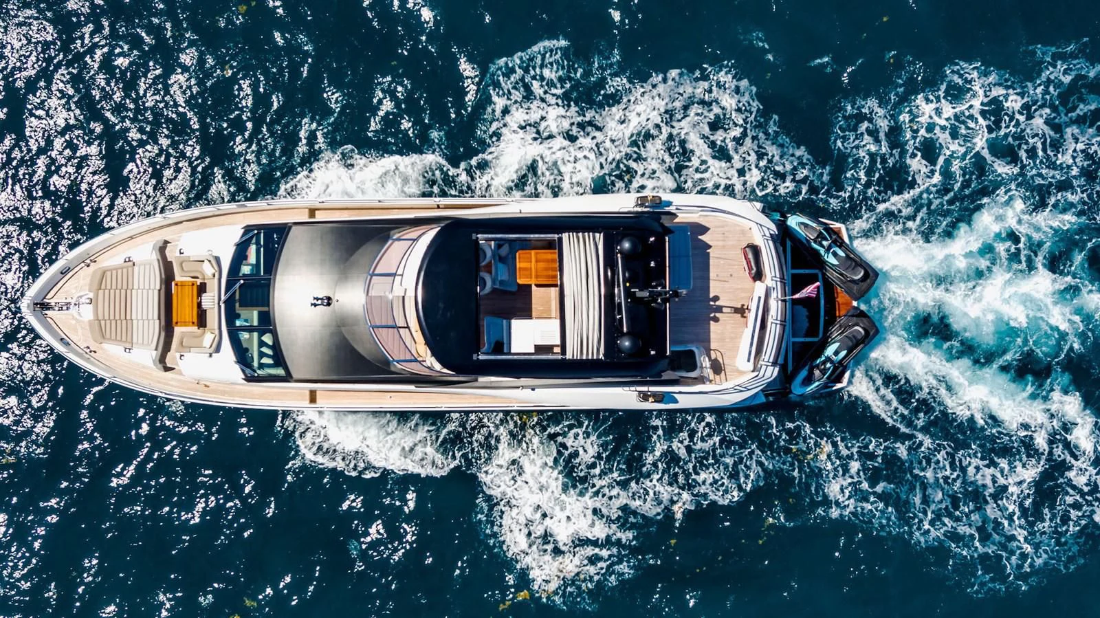 a space ship in space aboard GOLDEN OURS Yacht for Sale