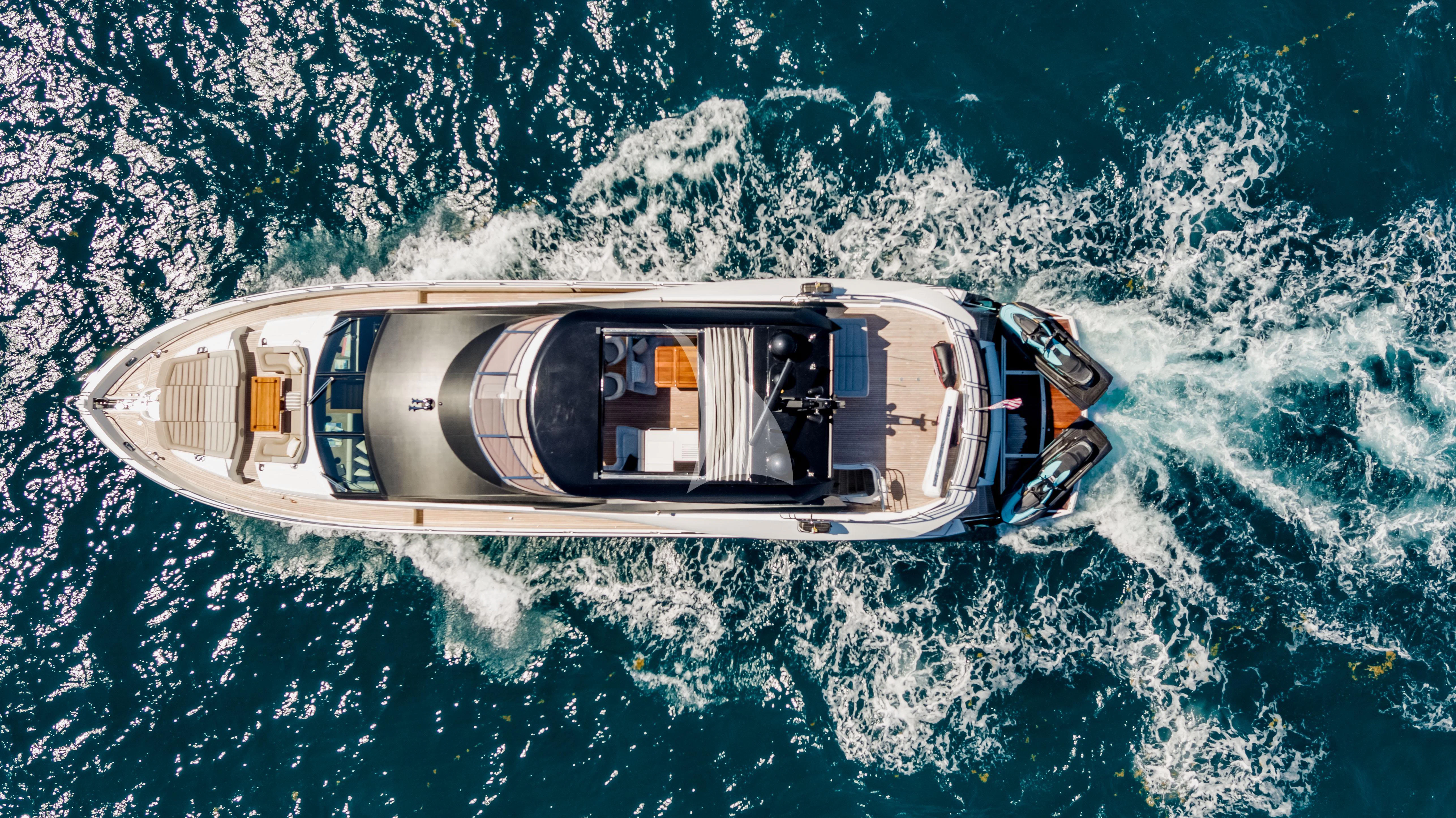 a space ship in the water aboard GOLDEN OURS Yacht for Sale