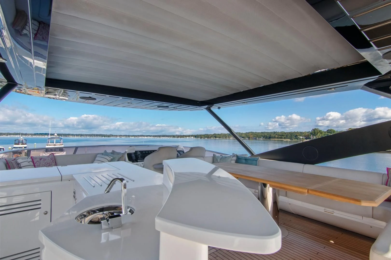a boat on the water aboard GOLDEN OURS Yacht for Sale