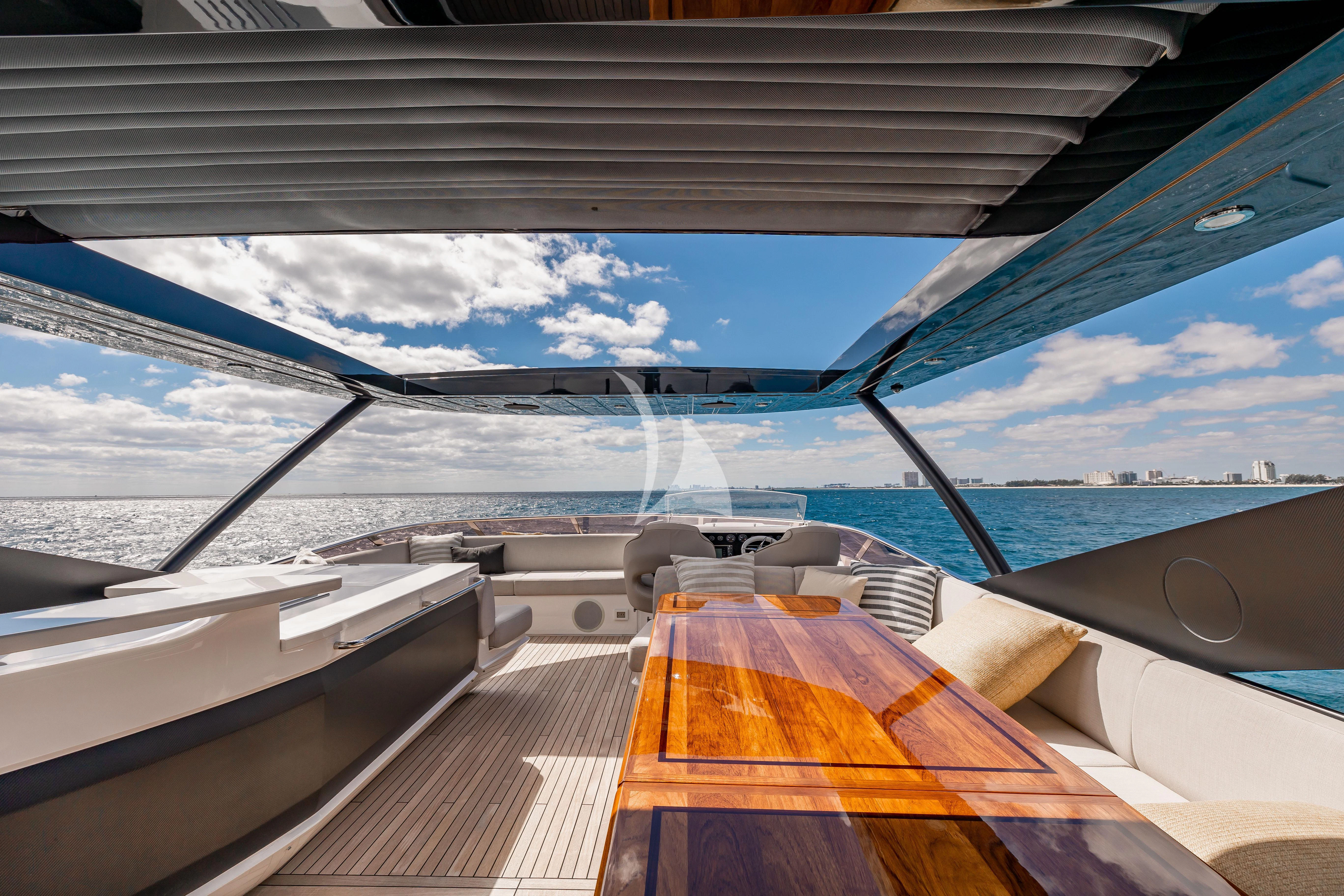 a deck of a boat aboard GOLDEN OURS Yacht for Sale