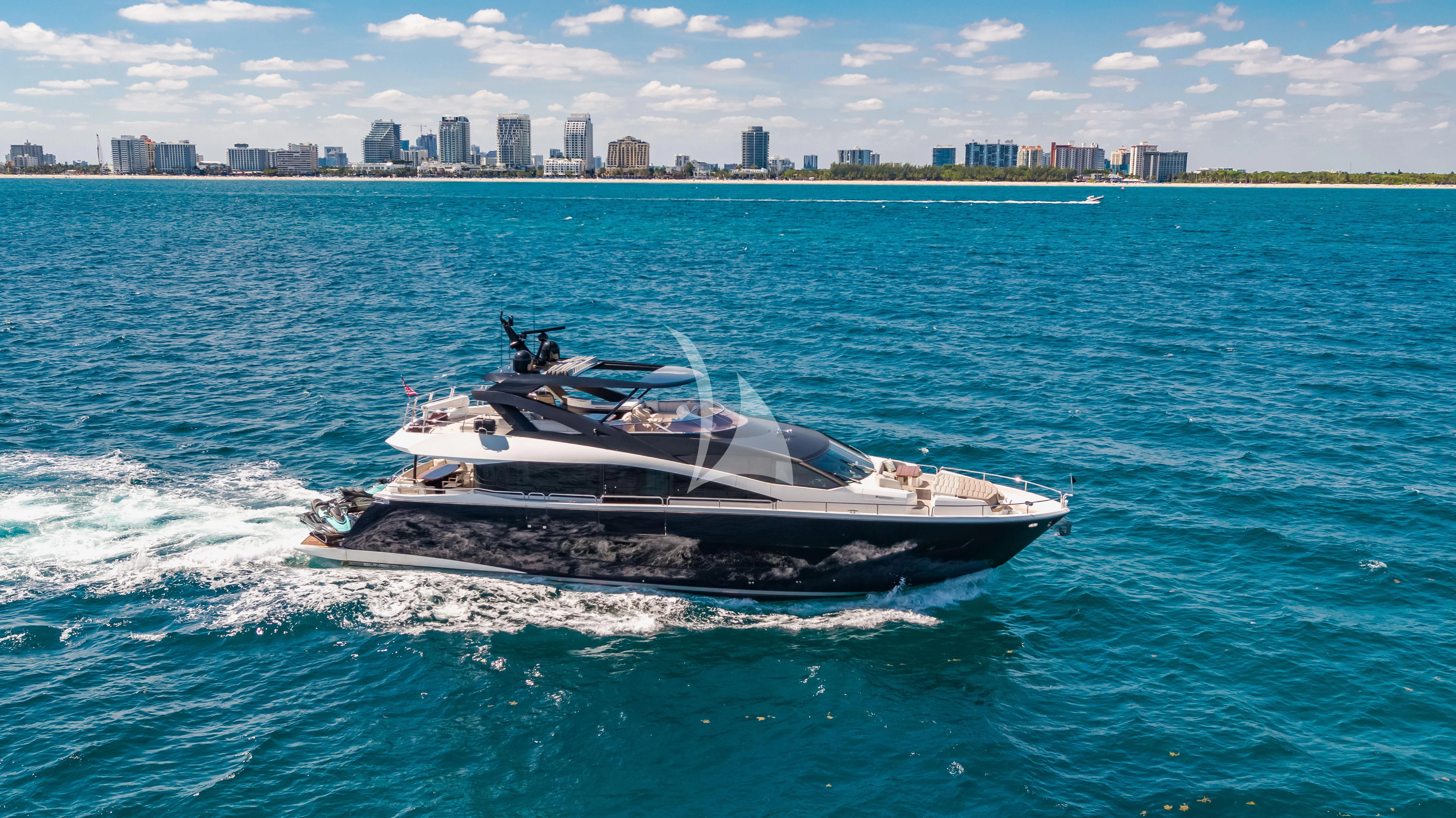 a boat on the water aboard GOLDEN OURS Yacht for Sale