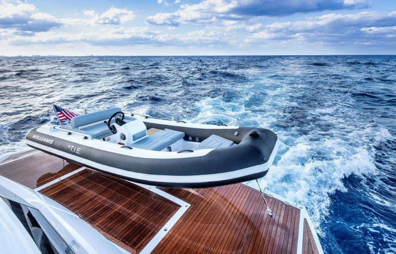 a boat on the water aboard GOLDEN OURS Yacht for Sale
