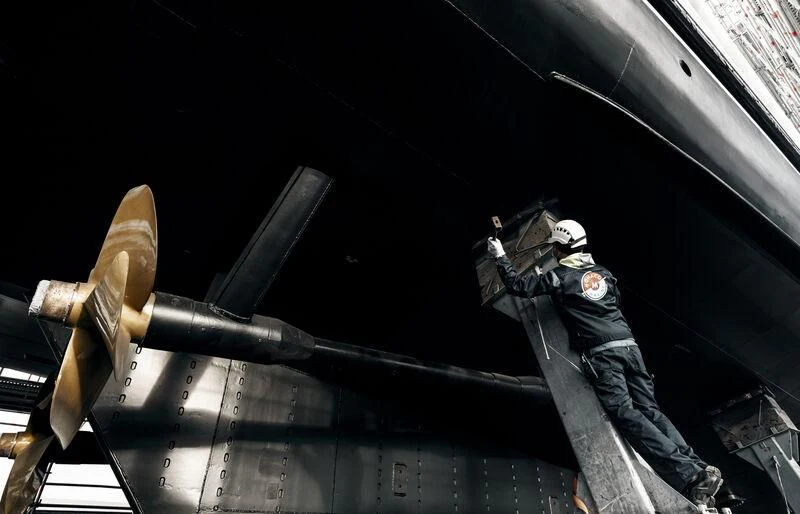 a person in a space suit aboard GALAXY Yacht for Sale