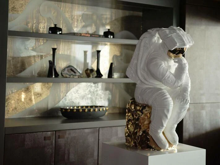 a couple of people in white outfits aboard GALAXY Yacht for Sale