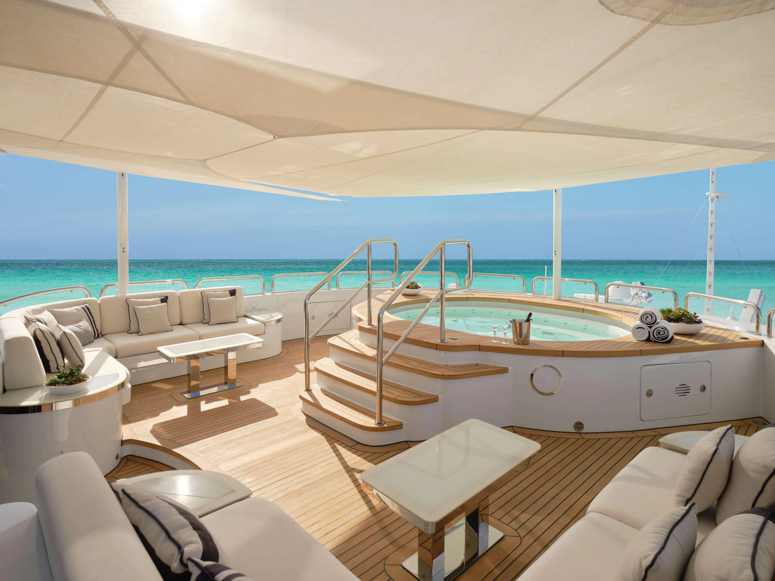a boat on the water aboard GALAXY Yacht for Sale