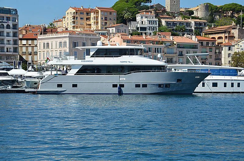 a group of boats in the water aboard DIGNITY Yacht for Sale