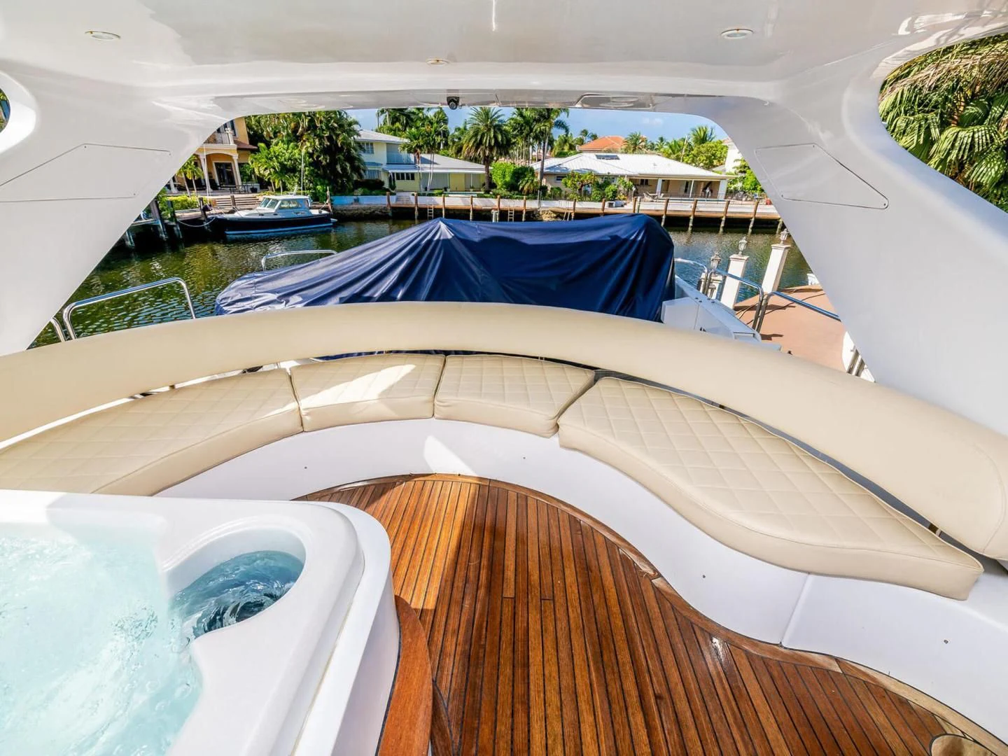 a boat on the water aboard NUEVA OLA Yacht for Sale