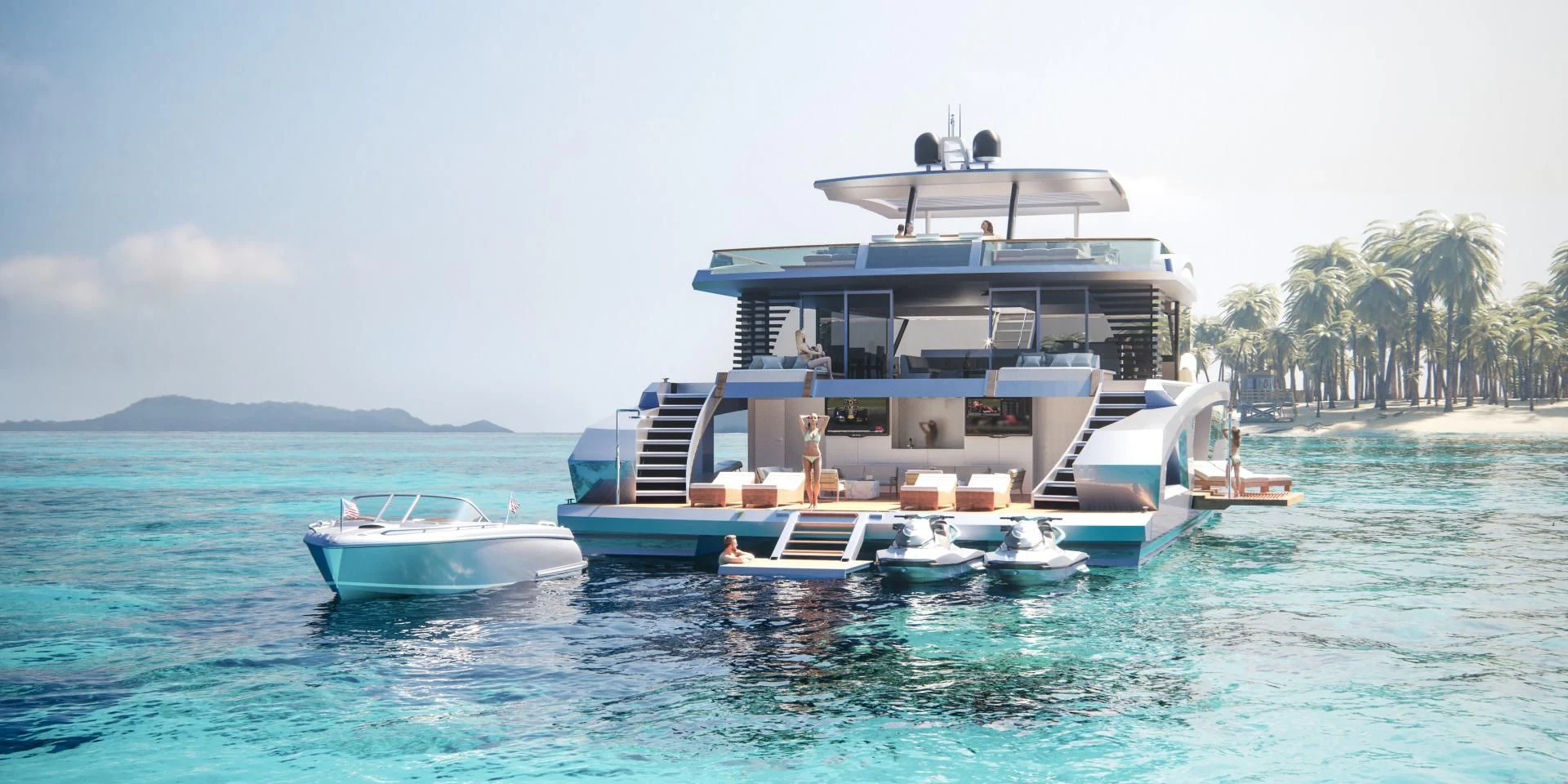 a boat on the water aboard CORONA 85 Yacht for Sale