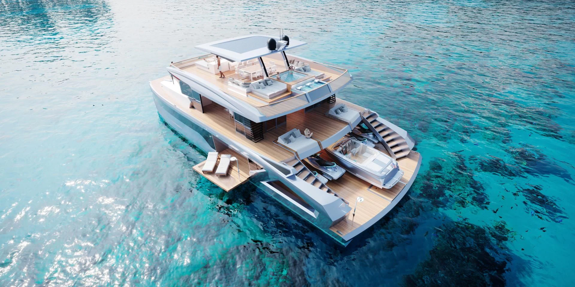 a boat on the water aboard CORONA 85 Yacht for Sale