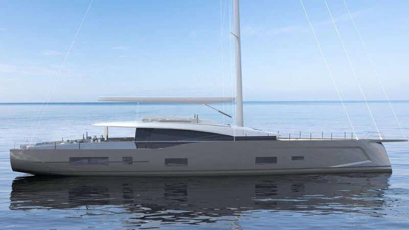 a boat on the water aboard CO.ONE 140 Yacht for Sale