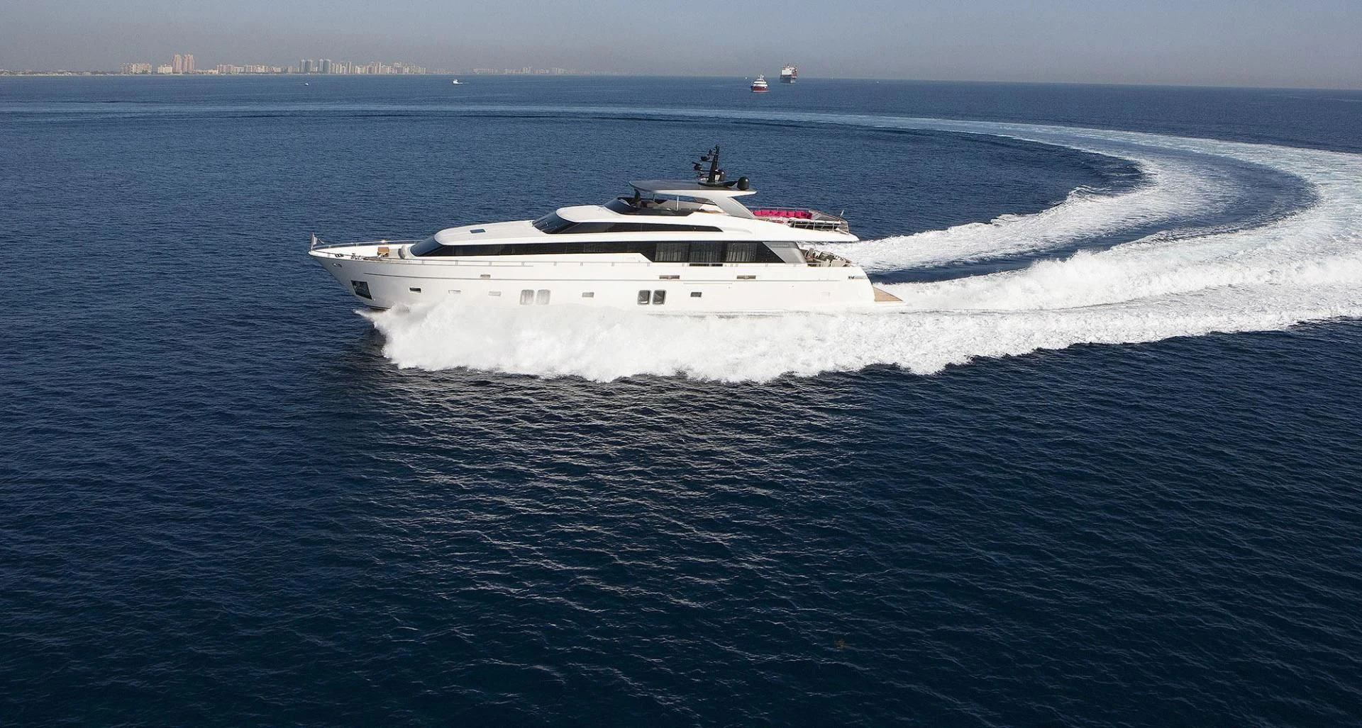a white boat on the water aboard GOLDEN YACHT Yacht for Sale