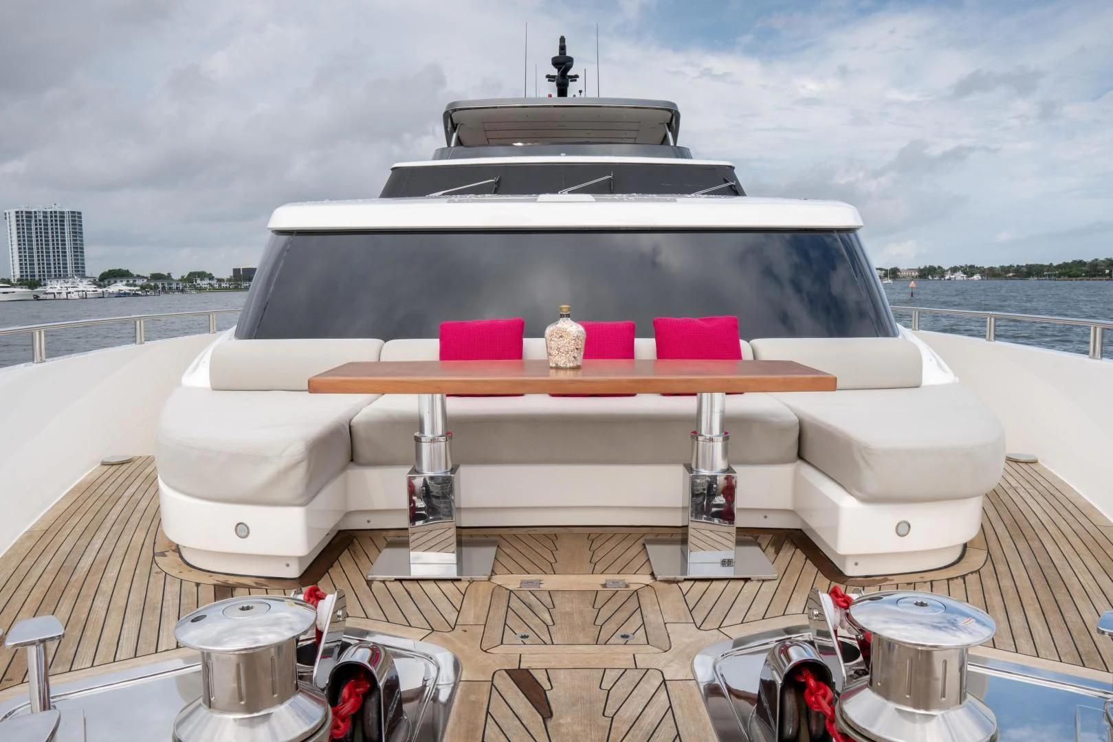 a boat on a deck aboard GOLDEN YACHT Yacht for Sale