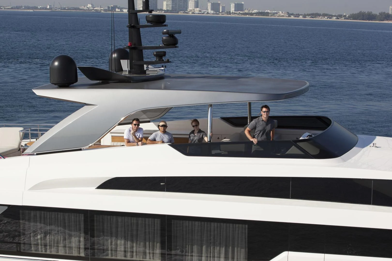 a group of people on a boat aboard GOLDEN YACHT Yacht for Sale