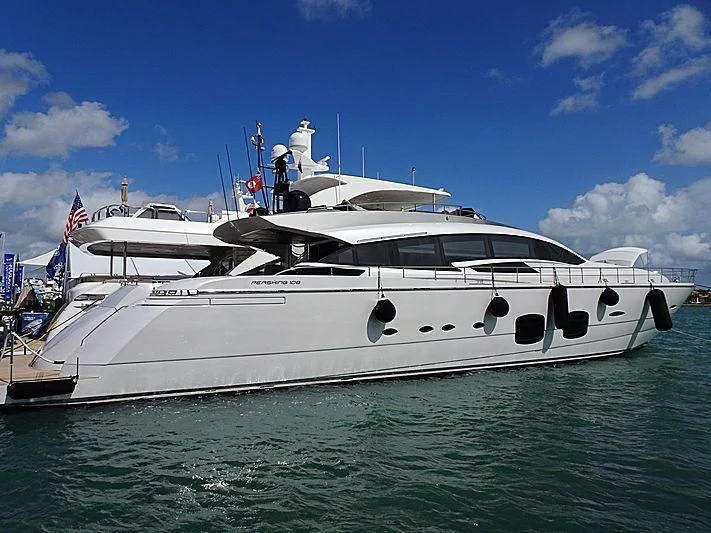 a boat in the water aboard NAAV Yacht for Sale