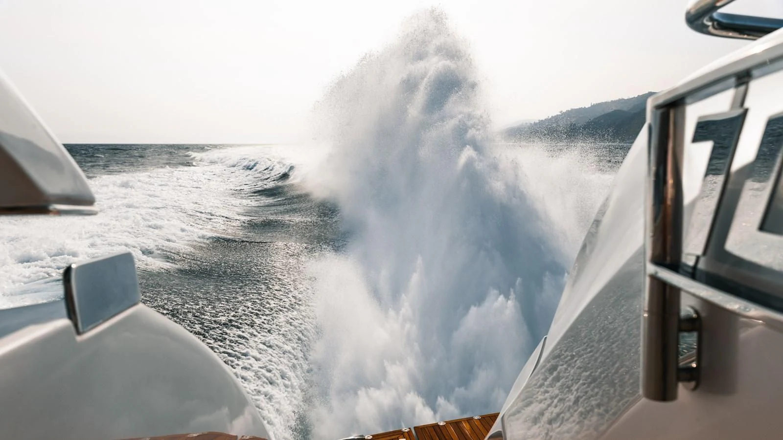 a boat on the water aboard NAAV Yacht for Sale