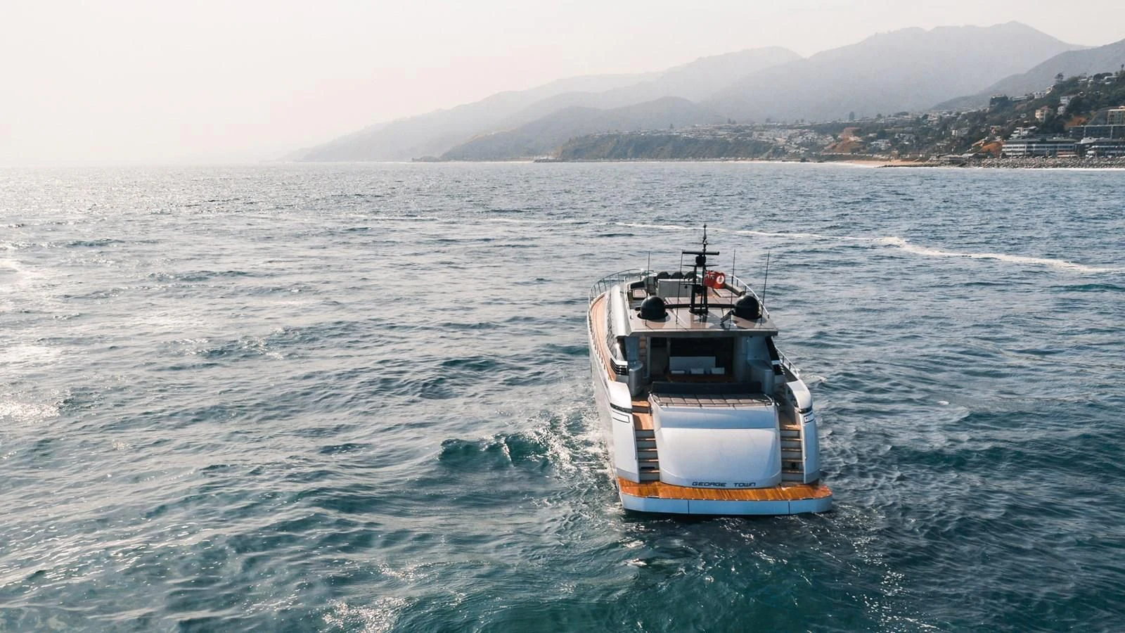 a boat in the water aboard NAAV Yacht for Sale