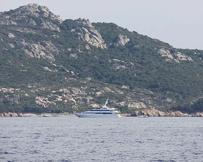 a ship in the water aboard LIFE SAGA Yacht for Sale