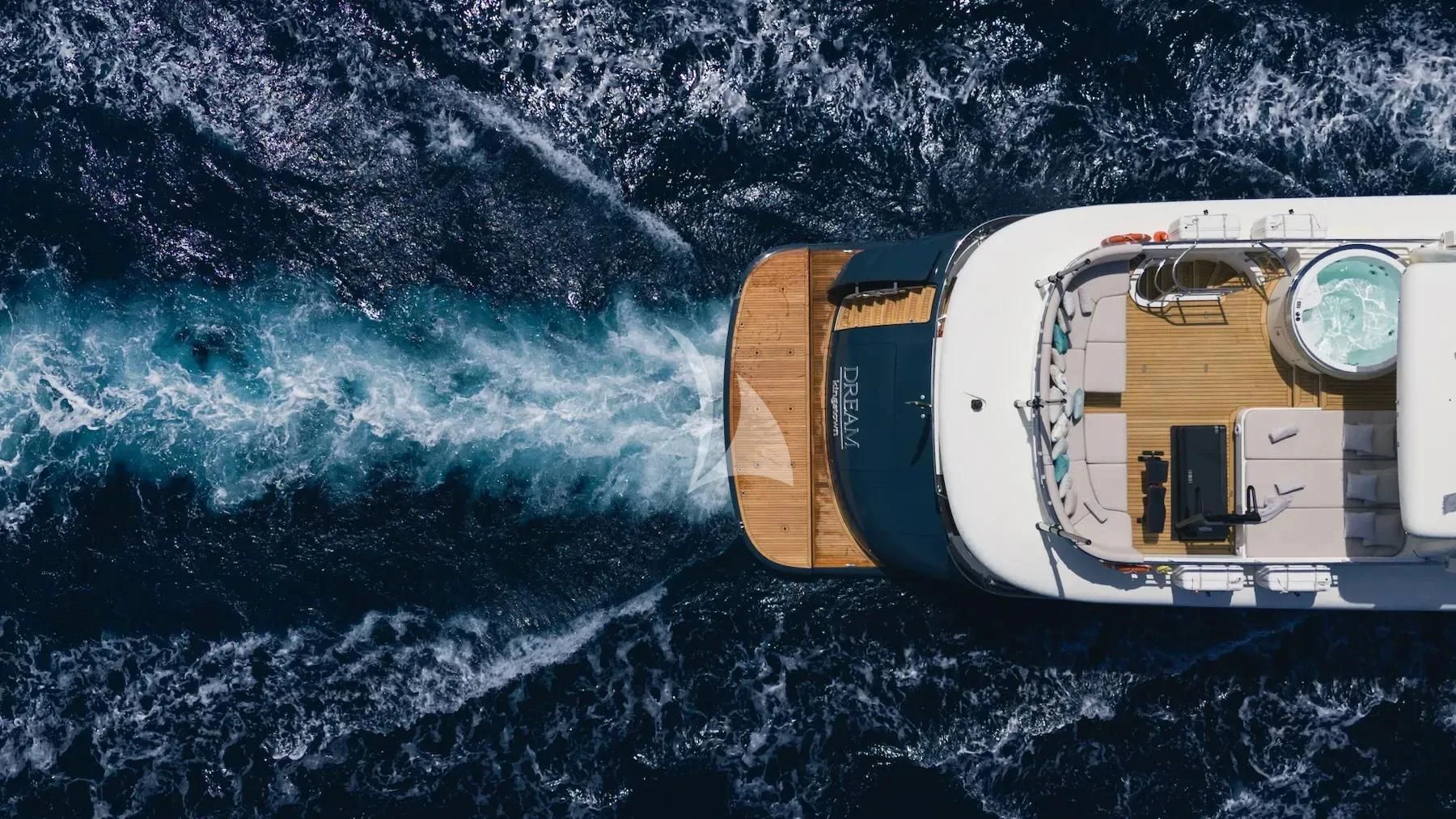 a space shuttle above a planet aboard CARPE DIEM Yacht for Sale