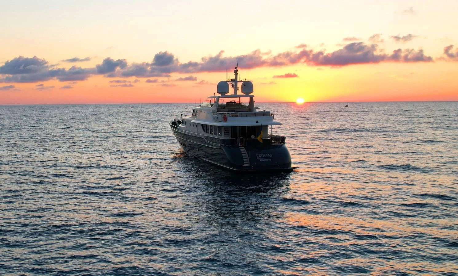 a boat in the water aboard CARPE DIEM Yacht for Sale