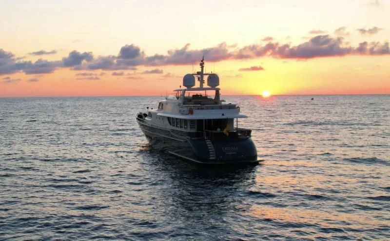 a boat in the water aboard CARPE DIEM Yacht for Sale
