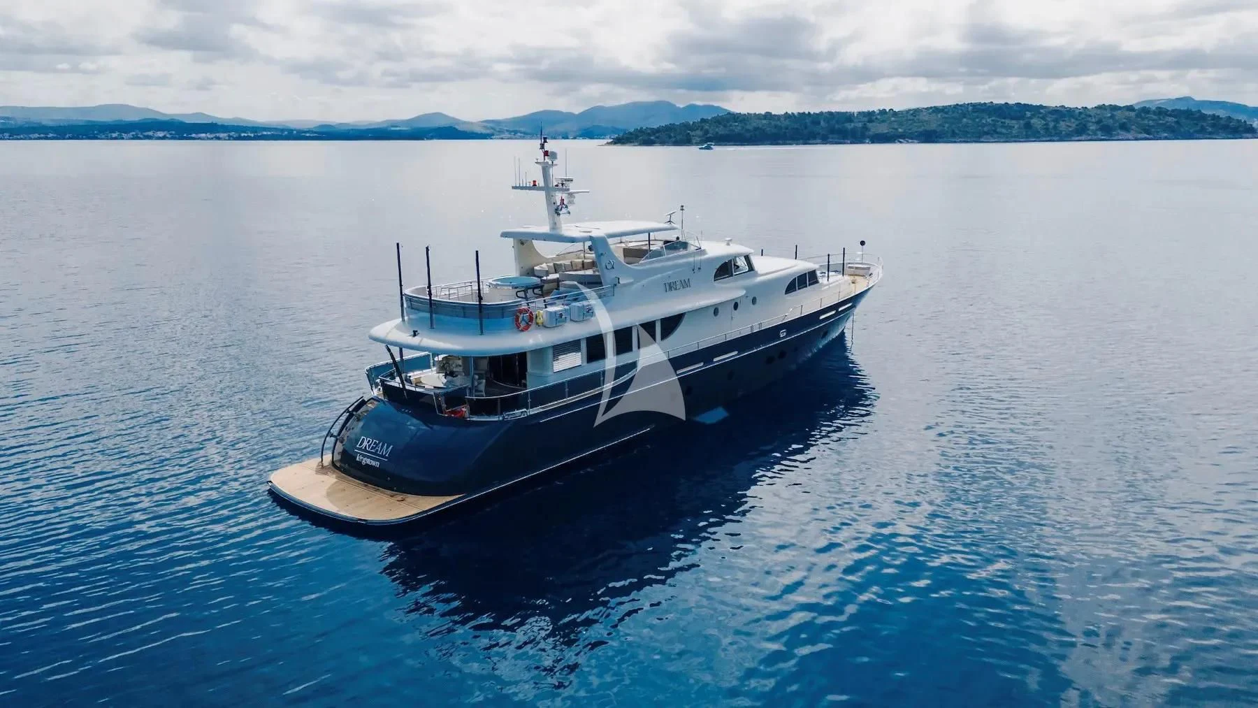 a boat in the water aboard CARPE DIEM Yacht for Sale