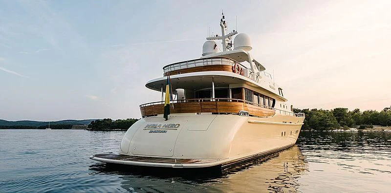 a boat on the water aboard CARPE DIEM Yacht for Sale